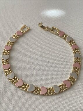 Gold-tone Heart Bracelet